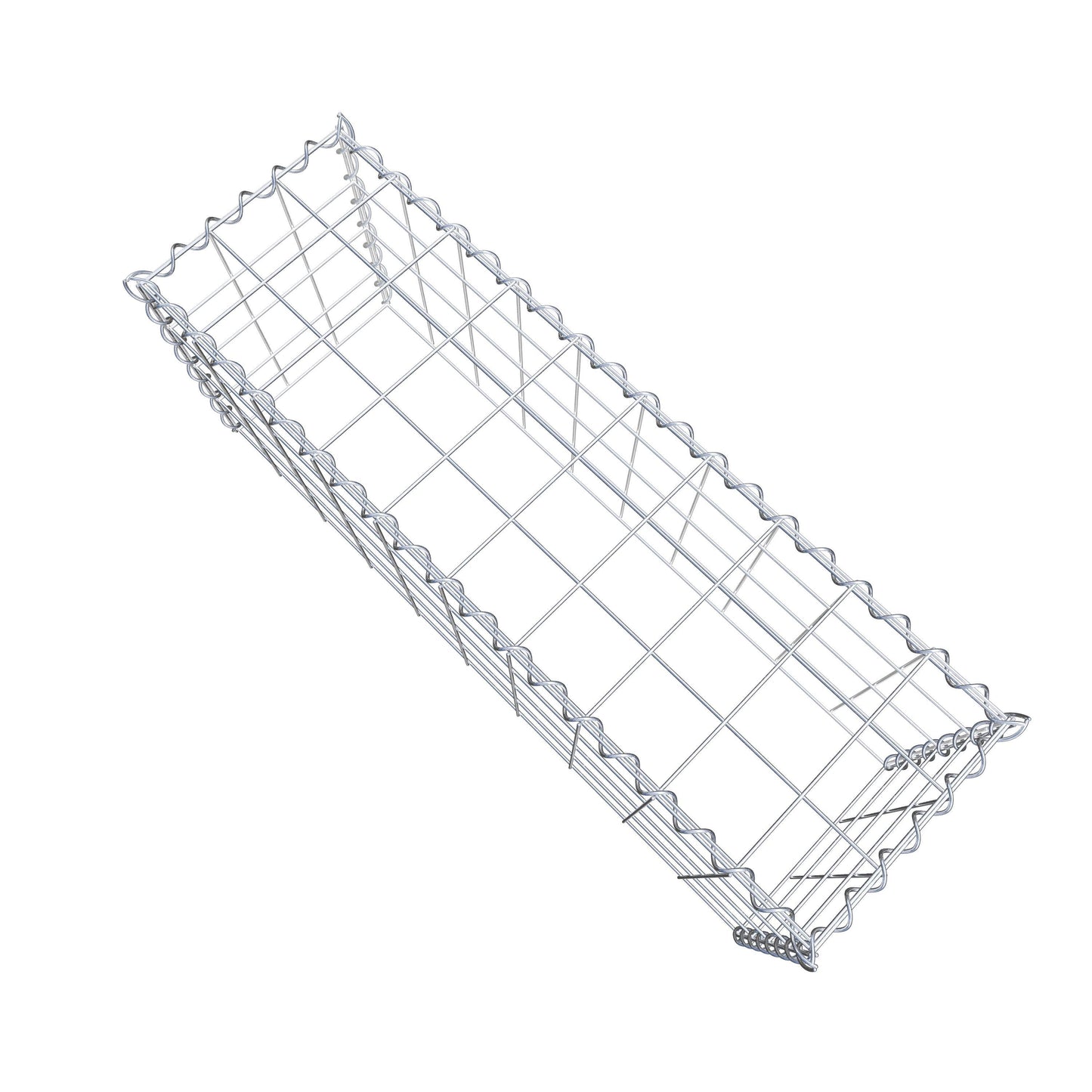 Grown-on gabion type 3 100 cm x 40 cm x 30 cm (L x H x D), mesh size 10 cm x 10 cm, spiral