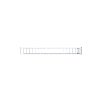 Opvokset gabion type 4 200 cm x 100 cm x 20 cm (L x H x D), maskestørrelse 10 cm x 10 cm, spiral