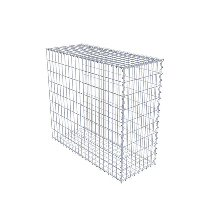 Extra gabion typ 2 100 cm x 90 cm x 40 cm (L x H x D), maskstorlek 5 cm x 10 cm, spiral