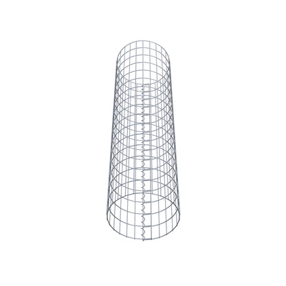 Gabionpelare rund 42 cm diameter, 160 cm höjd, maskstorlek 5 cm x 10 cm