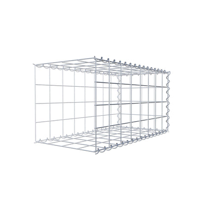 Extra gabion typ 2 80 cm x 40 cm x 40 cm (L x H x D), maskstorlek 10 cm x 10 cm, spiral