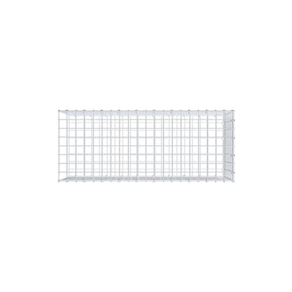 Monteret gabion type 2 100 cm x 40 cm x 40 cm (L x H x D), maskestørrelse 5 cm x 5 cm, C-ring