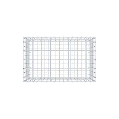 Schanskorf 80 cm x 50 cm x 50 cm (L x H x D), maaswijdte 5 cm x 10 cm, C-ring