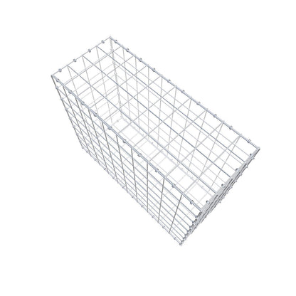 Gabion 100 cm x 80 cm x 40 cm (L x H x P), mailles 10 x 10 cm, anneau en spirale
