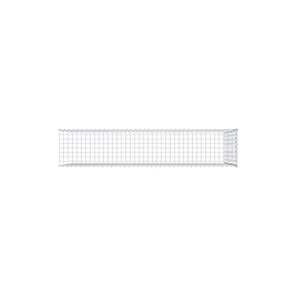 Gavión adicional tipo 4 200 cm x 100 cm x 40 cm (L x A x P), malla 5 cm x 10 cm, en espiral