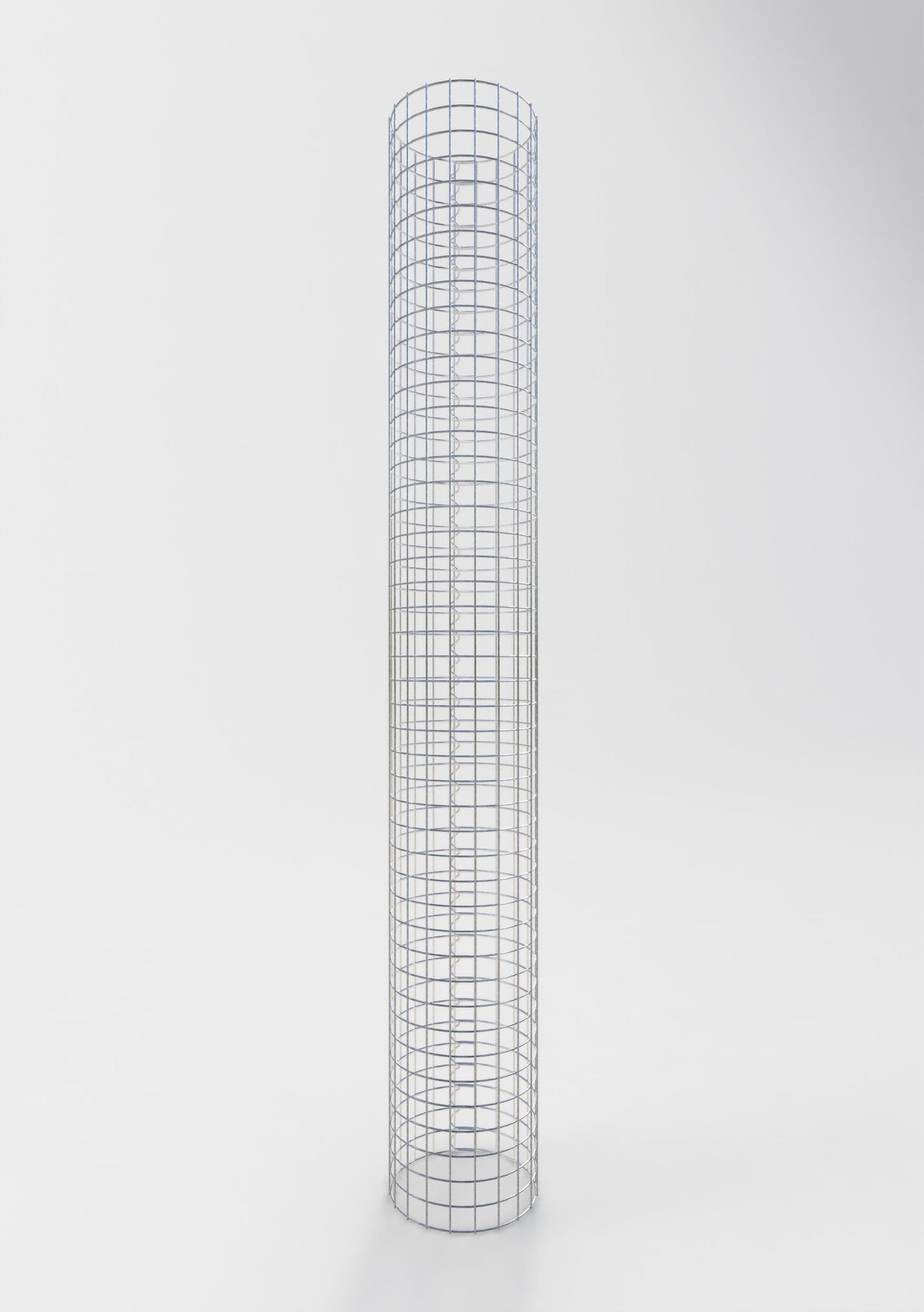 Gabionensäule rund 32 cm Durchmesser, 230 cm Höhe, Maschenweite 5 cm x 5 cm