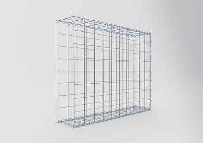 Gabião tipo 2 100 cm x 80 cm x 20 cm (C x A x P), malhagem 10 cm x 10 cm, espiral