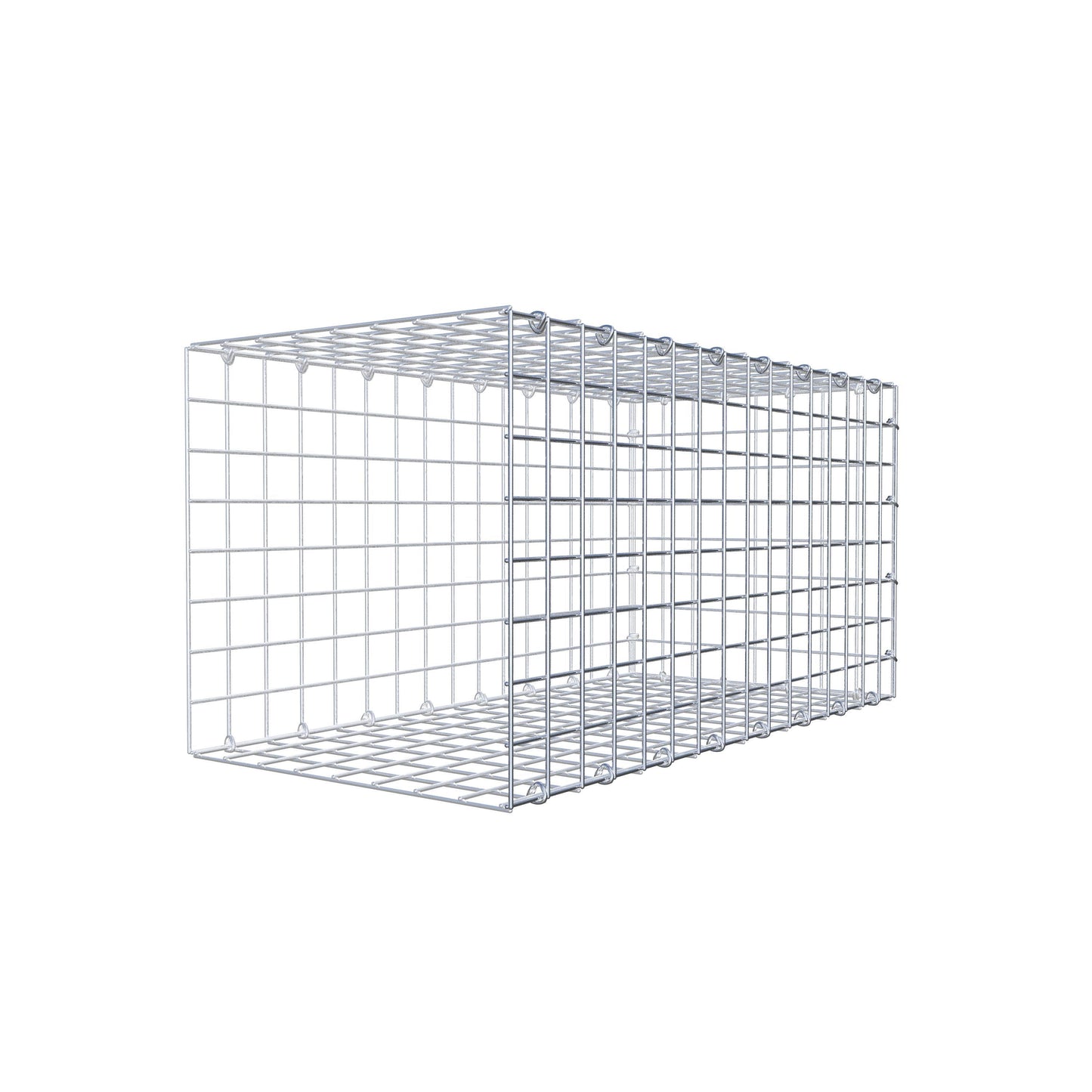 Fourche rapportée type 2 80 cm x 40 cm x 40 cm (L x H x P), mailles 5 cm x 5 cm, anneau C