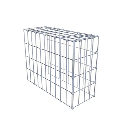 Anbaugabione Typ 4 50 cm x 40 cm x 20 cm (L x H x T), Maschenweite 5 cm x 10 cm, C-Ring