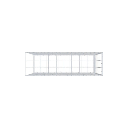 Gavión complementario de tipo 2 100 cm x 90 cm x 30 cm (L x A x P), malla 10 cm x 10 cm, anillo en C
