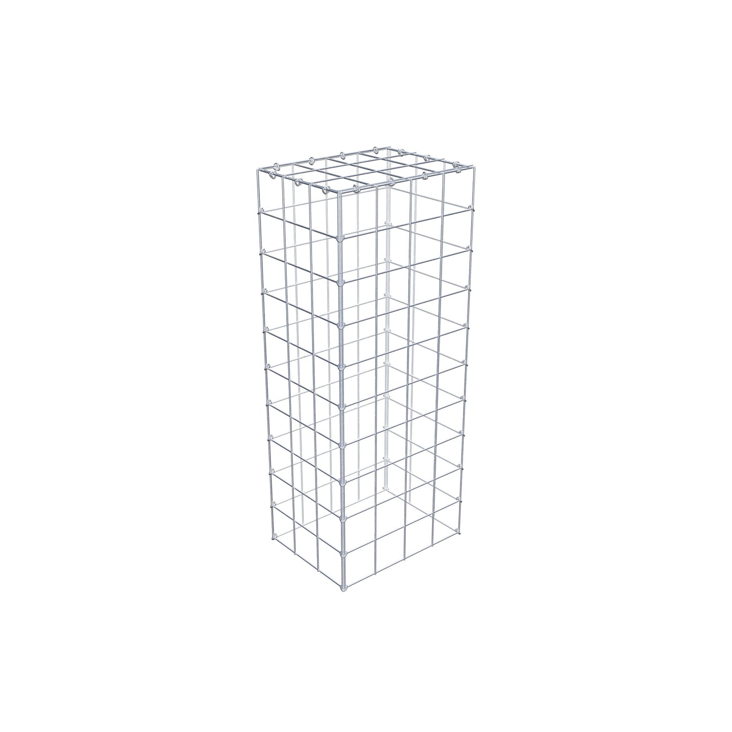 Anbaugabione Typ 3 100 cm x 30 cm x 40 cm (L x H x T), Maschenweite 10 cm x 10 cm, C-Ring