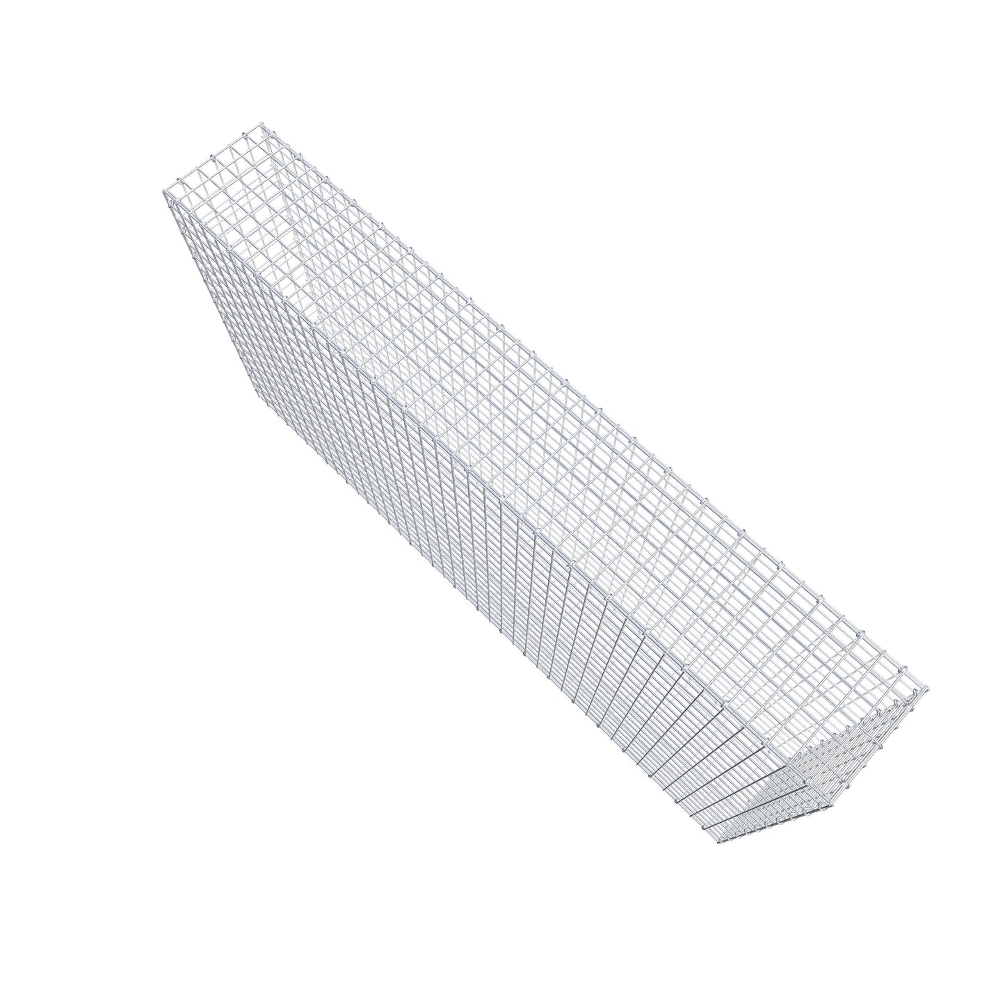 Gabion 200 cm x 100 cm x 30 cm (L x H x D), maskestørrelse 5 cm x 5 cm, C-ring
