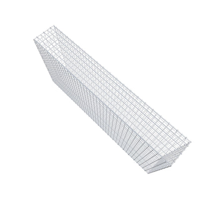 Gabion 200 cm x 100 cm x 30 cm (L x H x D), maskestørrelse 5 cm x 5 cm, C-ring