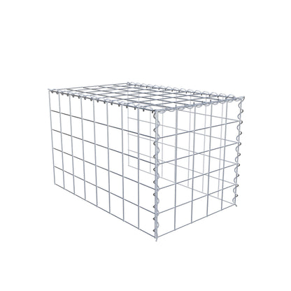 Anbaugabione Typ 4 80 cm x 50 cm x 50 cm (L x H x T), Maschenweite 10 cm x 10 cm, Spirale
