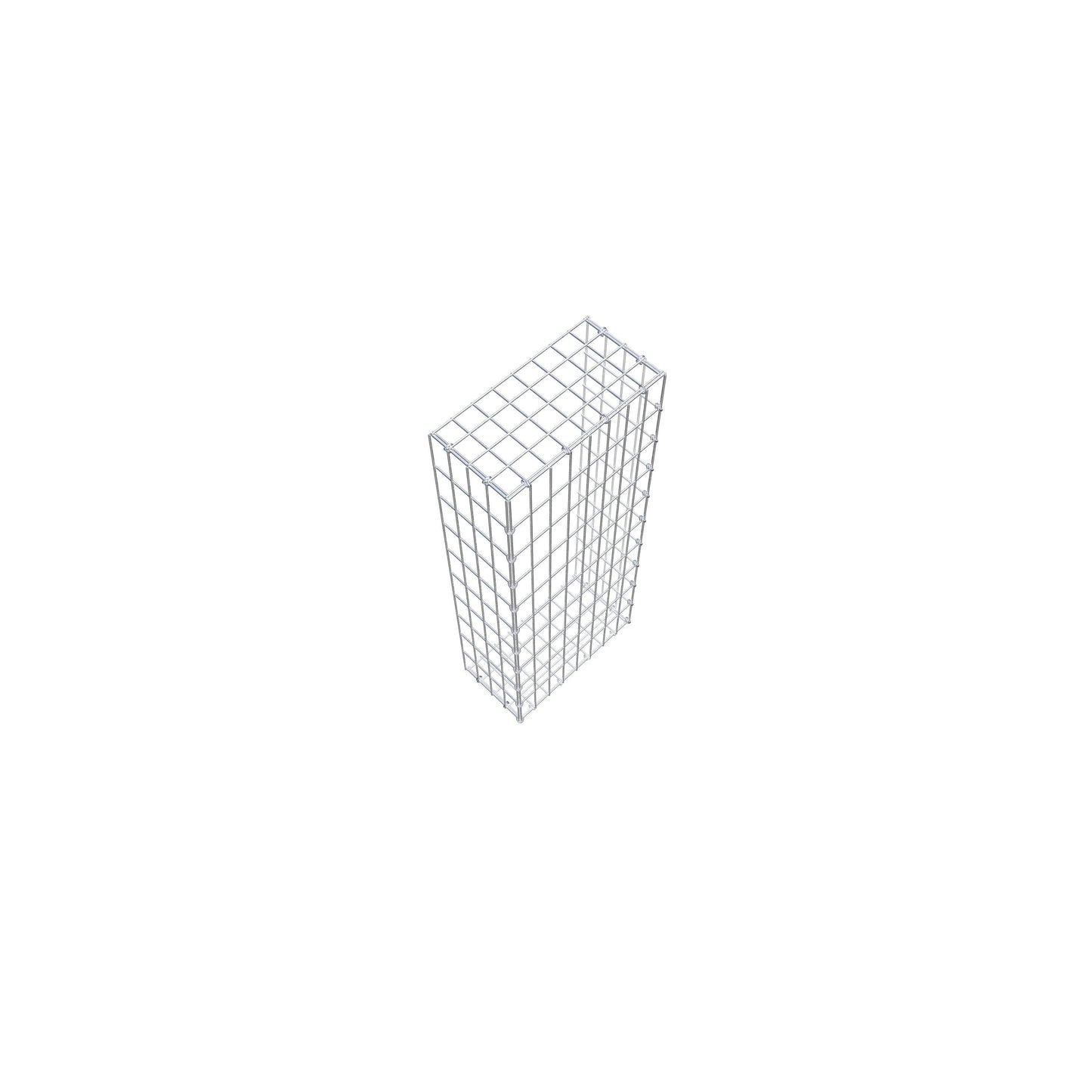Gabião Tipo 2 100 cm x 20 cm x 40 cm, malhagem 5 cm x 10 cm, anel C