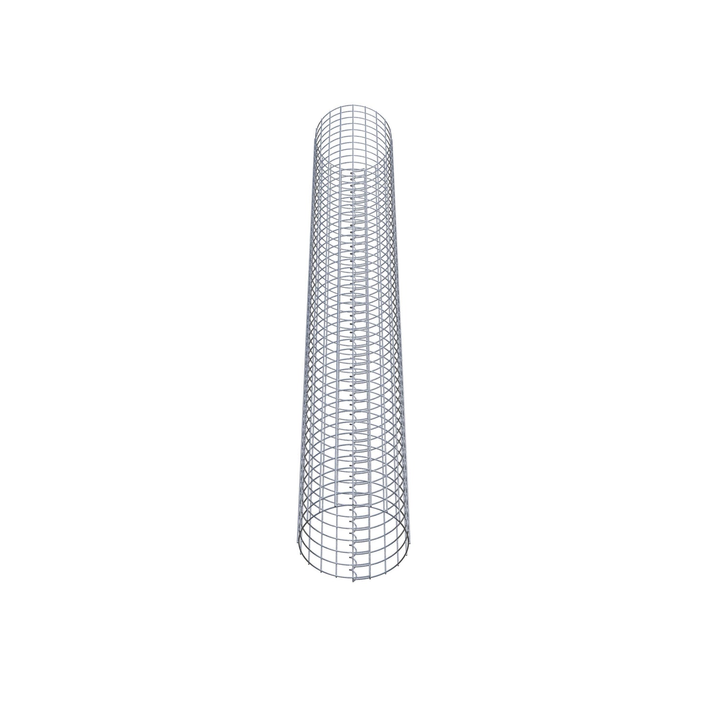 Gabionensäule rund 32 cm Durchmesser, 230 cm Höhe, Maschenweite 5 cm x 5 cm