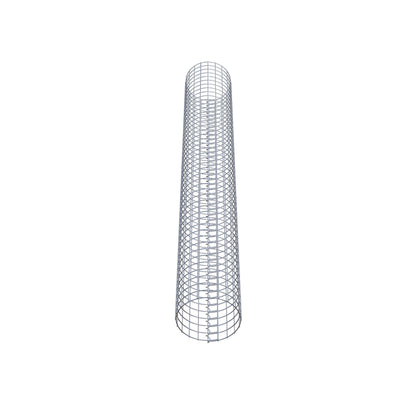 Gabionensäule rund 32 cm Durchmesser, 230 cm Höhe, Maschenweite 5 cm x 5 cm