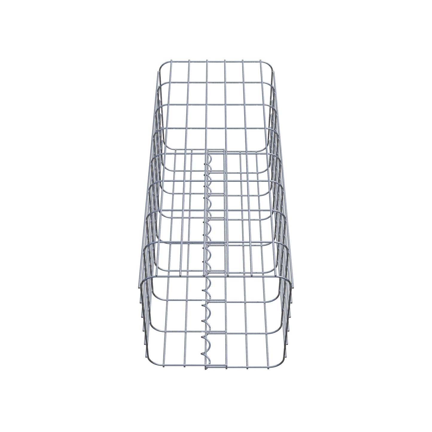 Gabionsøjle firkantet 32 ​​cm x 32 cm, 80 cm højde, MW 5 cm x 10 cm