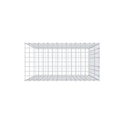 Fourche rapportée type 2 100 cm x 80 cm x 40 cm, mailles 5 cm x 10 cm, anneau en C