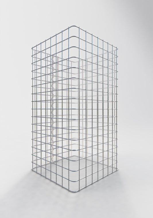 Columna de gaviones 42 x 42 cm MW 5 x 5 cm cuadrado