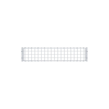 Add-on schanskorf type 3 100 cm x 20 cm x 20 cm (L x H x D), maaswijdte 5 cm x 5 cm, C-ring