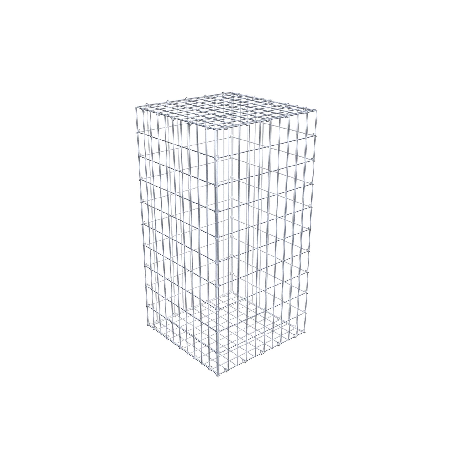 Gabione 100 cm x 50 cm x 50 cm (L x H x T), Maschenweite 5 cm x 10 cm, C-Ring