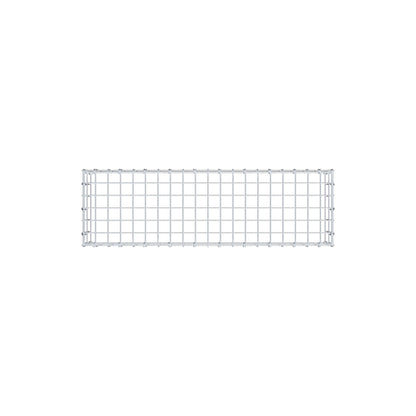 Monteret gabion type 3 100 cm x 20 cm x 30 cm (L x H x D), maskestørrelse 5 cm x 10 cm, C-ring