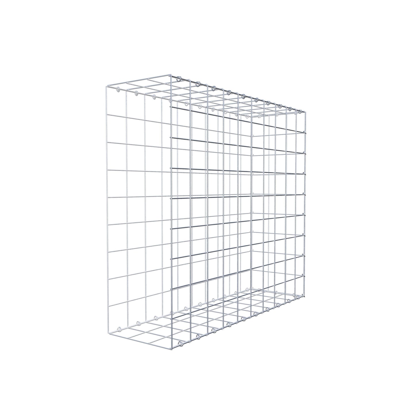 Gavión complementario de tipo 2 100 cm x 90 cm x 30 cm (L x A x P), malla 10 cm x 10 cm, anillo en C