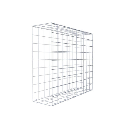 Gavión complementario de tipo 2 100 cm x 90 cm x 30 cm (L x A x P), malla 10 cm x 10 cm, anillo en C