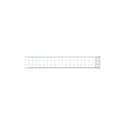 Gabbione aggiuntivo tipo 4 200 cm x 100 cm x 30 cm (L x A x P), maglia 10 cm x 10 cm, spirale