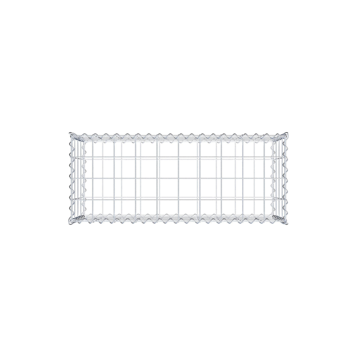 Gabion 100 cm x 40 cm x 40 cm (L x H x D), maskestørrelse 10 cm x 10 cm, spiral