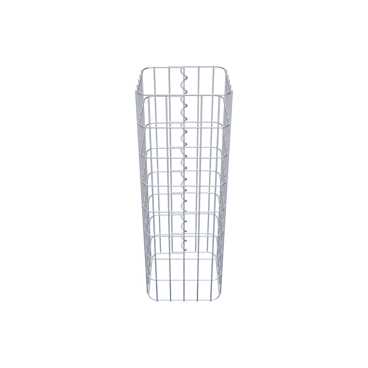Gabionpelare fyrkant 27 cm x 27 cm, 80 cm hög, MW 5 cm x 10 cm
