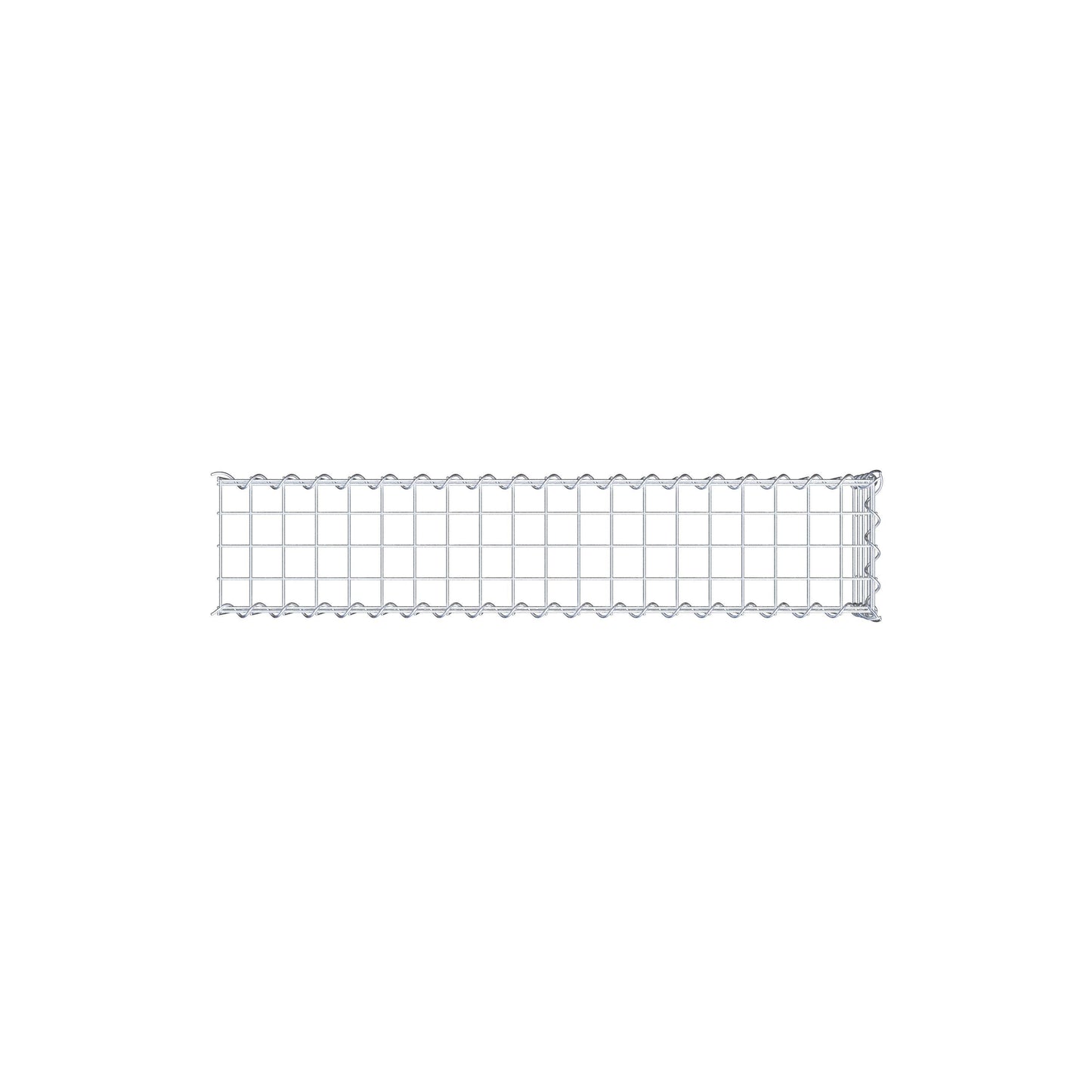 Anbaugabione Typ 4 100 cm x 20 cm x 20 cm (L x H x T), Maschenweite 5 cm x 5 cm, Spirale