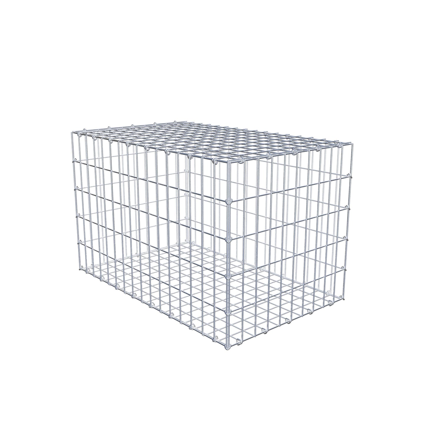 Schanskorf 80 cm x 50 cm x 50 cm (L x H x D), maaswijdte 5 cm x 10 cm, C-ring