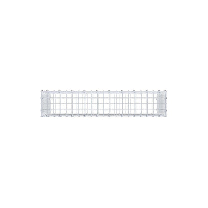 Gabion 100 cm x 50 cm x 20 cm (L x H x D), maskestørrelse 5 x 5 cm, spiralring