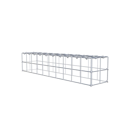 Gavión complementario de tipo 3 100 cm x 20 cm x 20 cm (L x A x P), malla 10 cm x 10 cm, anillo en C