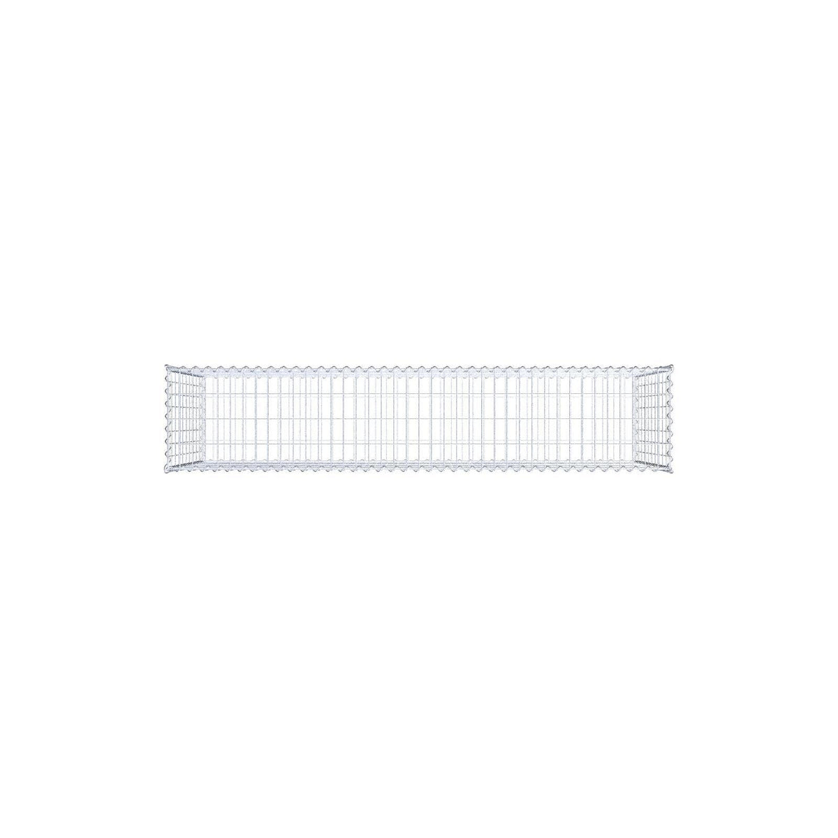 Gabion 200 cm x 100 cm x 40 cm (L x H x D), maskstorlek 5 cm x 10 cm, spiral
