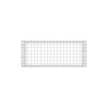 Typ 3 påbyggnadsgabion 100 cm x 50 cm x 40 cm (L x H x D), maskstorlek 5 cm x 10 cm, C-ring