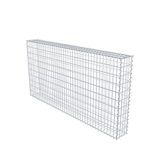 Gabione 200 cm x 100 cm x 20 cm (L x H x T), Maschenweite 5 cm x 10 cm, Spirale
