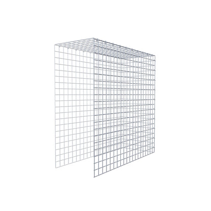 Extra gabion typ 4 100 cm x 100 cm x 40 cm (L x H x D), maskstorlek 5 cm x 5 cm, C-ring