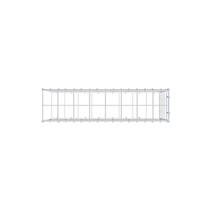 Mounted gabion type 2 80 cm x 40 cm x 20 cm (L x H x D), mesh size 10 cm x 10 cm, C-ring