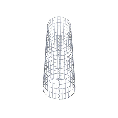Gabionpelare rund 47 cm diameter, 160 cm höjd, maskstorlek 5 cm x 10 cm