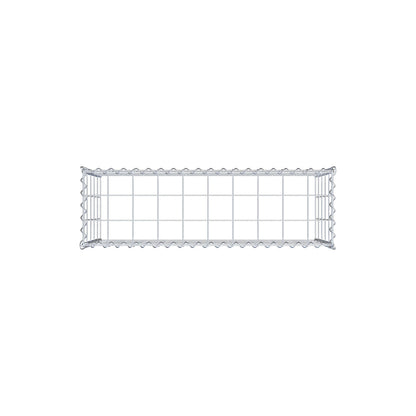Gabião tipo 3 100 cm x 50 cm x 30 cm (C x A x P), malhagem 10 cm x 10 cm, espiral