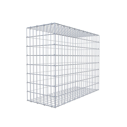 Gabbione 100 cm x 80 cm x 40 cm (L x H x P), maglia 5 cm x 10 cm, anello a C