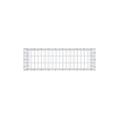Gabion 100 cm x 50 cm x 30 cm (L x H x D), maskstorlek 5 x 10 cm, spiralring