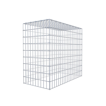Mounted gabion type 3 100 cm x 90 cm x 50 cm (L x H x D), mesh size 5 cm x 10 cm, C-ring