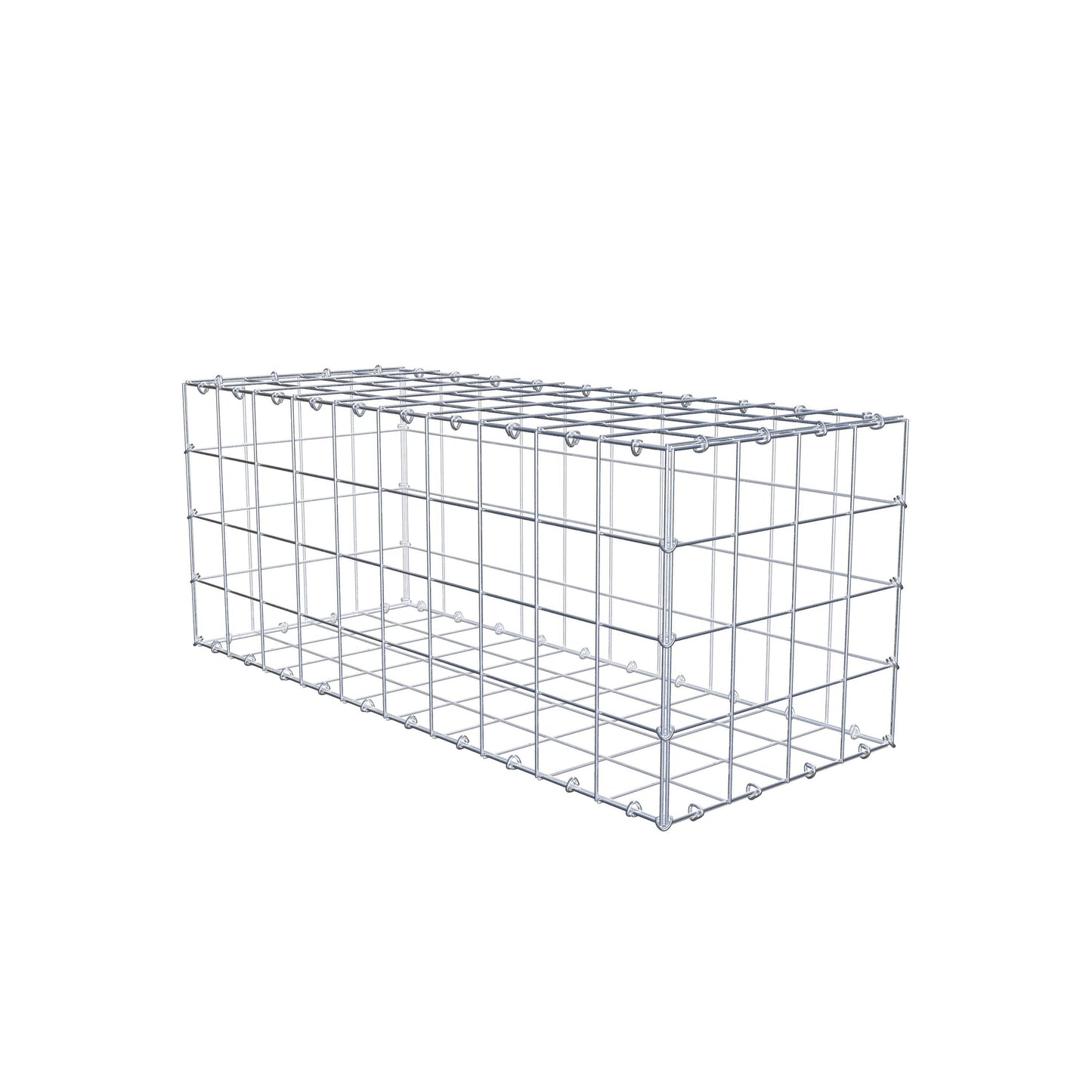 Schanskorf 100 cm x 40 cm x 40 cm (L x H x D), maaswijdte 10 cm x 10 cm, C-ring