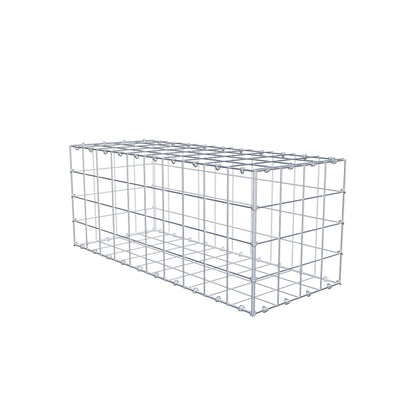 Schanskorf 100 cm x 40 cm x 40 cm (L x H x D), maaswijdte 10 cm x 10 cm, C-ring