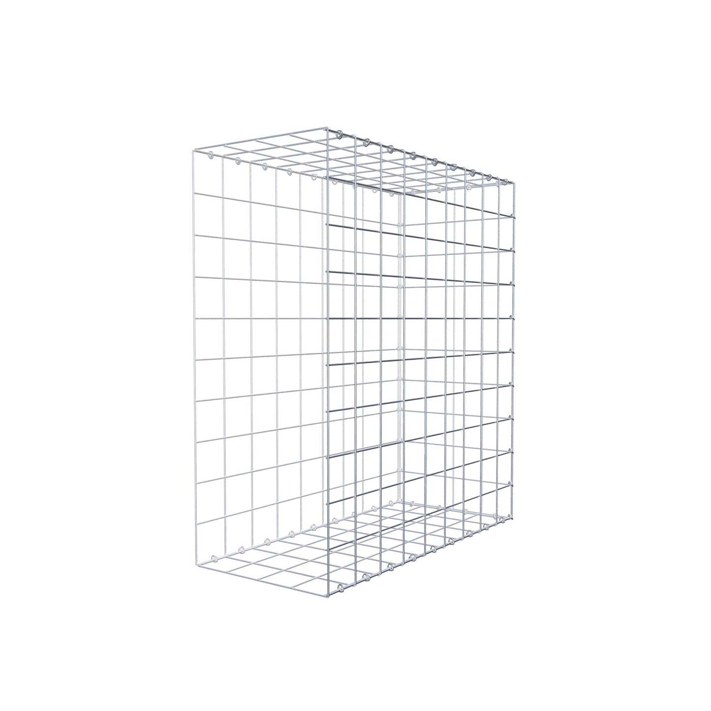 Anbaugabione Typ 2 100 cm x 90 cm x 40 cm (L x H x T), Maschenweite 10 cm x 10 cm, C-Ring