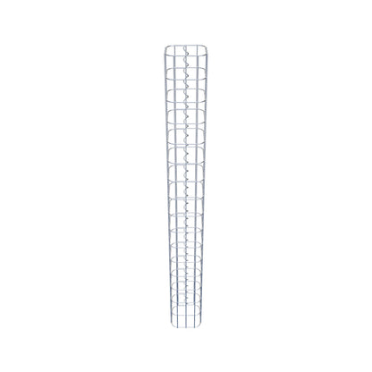 Gabionpelare fyrkant 17 cm x 17 cm, 160 cm hög, MW 5 cm x 10 cm